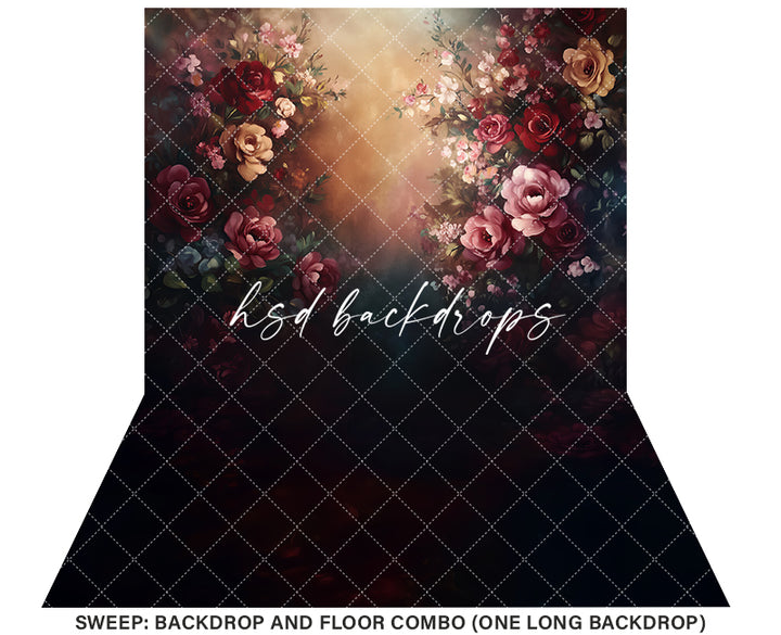 Beautiful Blooms (sweep options) - HSD Photography Backdrops