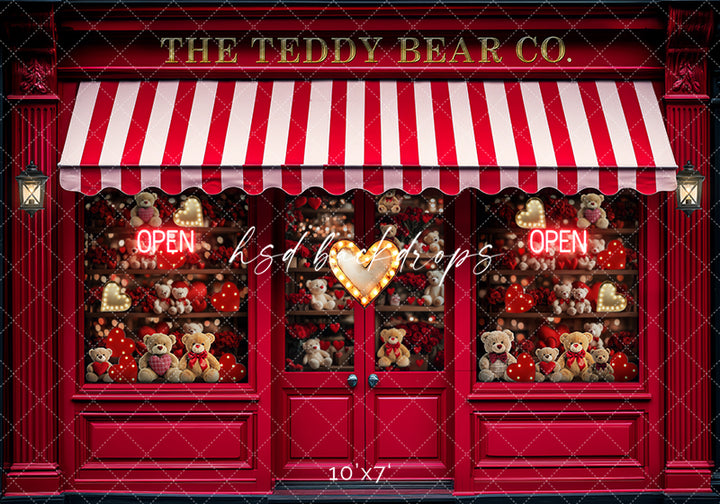 Valentine's Day Teddy Bear Co. (sweep options) - HSD Photography Backdrops