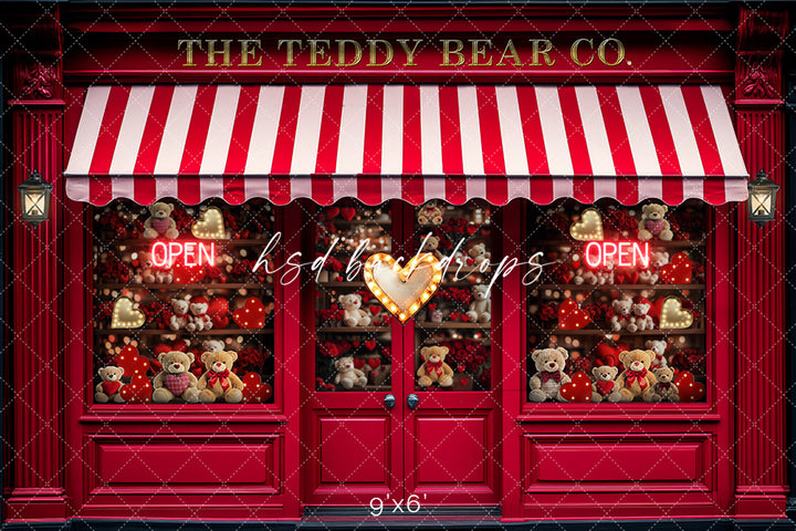 Valentine's Day Teddy Bear Co. (sweep options) - HSD Photography Backdrops