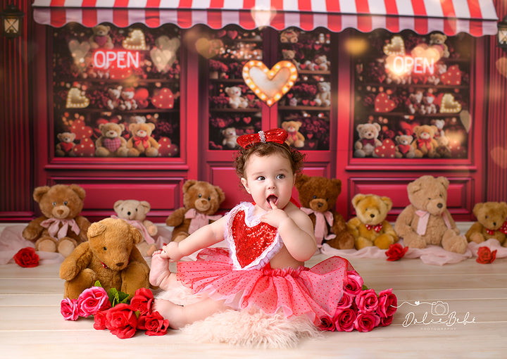 Valentine's Day Teddy Bear Co. (sweep options) - HSD Photography Backdrops