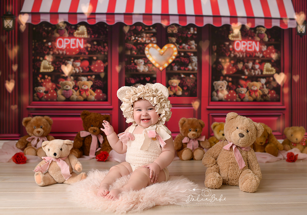 Valentine's Day Teddy Bear Co. (sweep options) - HSD Photography Backdrops