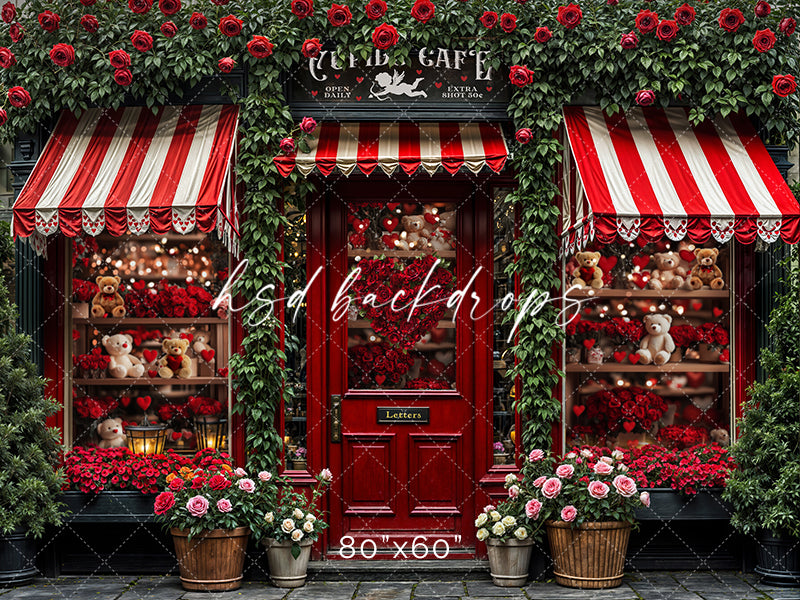 Cupid's Cafe & Gifts (sweep options) - HSD Photography Backdrops