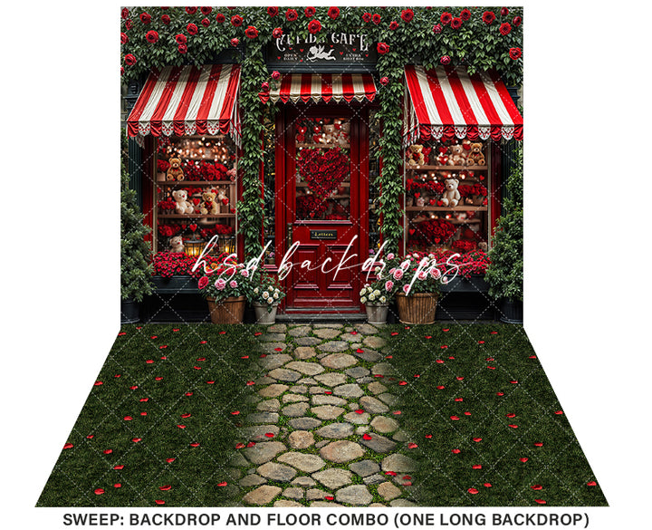 Cupid's Cafe & Gifts (sweep options) - HSD Photography Backdrops