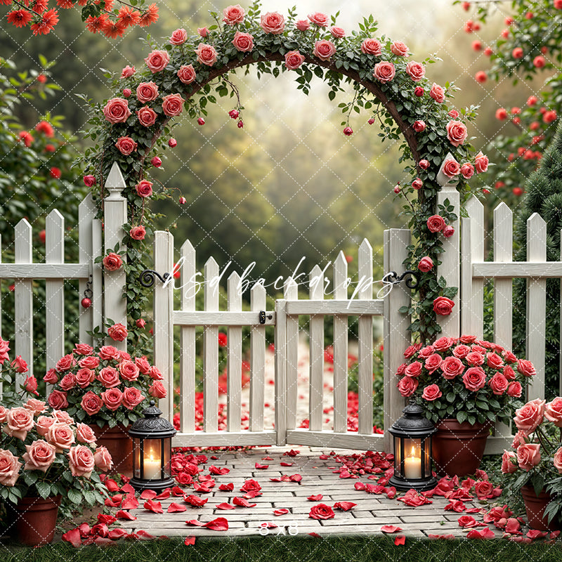 Valentine's Day Room - VD31511 Cupid's Cafe - HSD Photography Backdrops