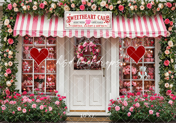Lover's Lane Cafe (sweep options) - HSD Photography Backdrops