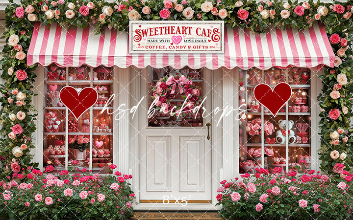 Lover's Lane Cafe (sweep options) - HSD Photography Backdrops