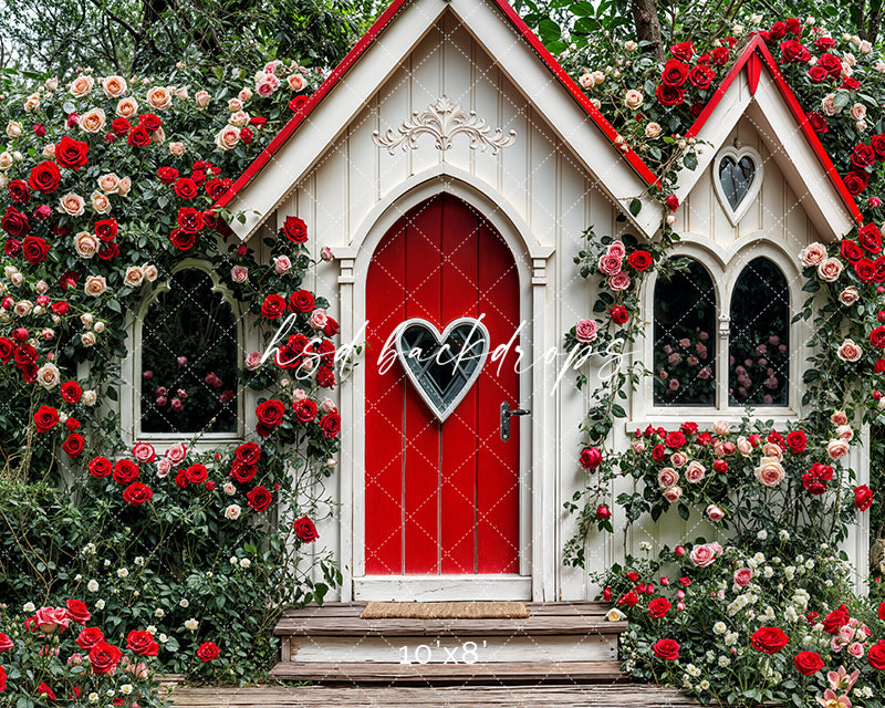 Valentine's Day Room - VD33334 Cottage - HSD Photography Backdrops