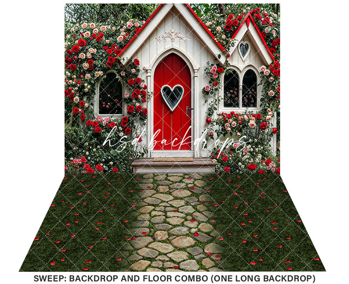 Home is Where the Heart is (sweep options) - HSD Photography Backdrops
