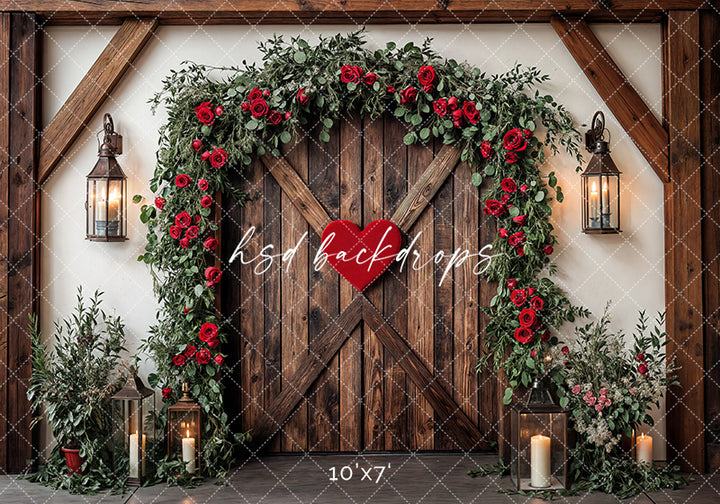 Beloved Barn Doors - HSD Photography Backdrops