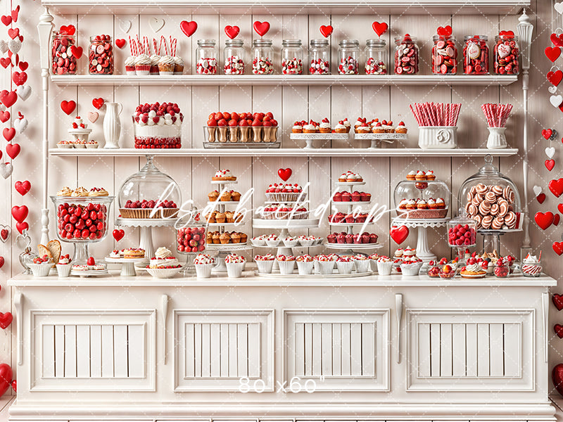 Valentine's Day Sweets Buffet (sweep options) - HSD Photography Backdrops