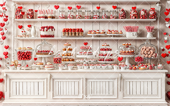 Valentine's Day Sweets Buffet (sweep options) - HSD Photography Backdrops