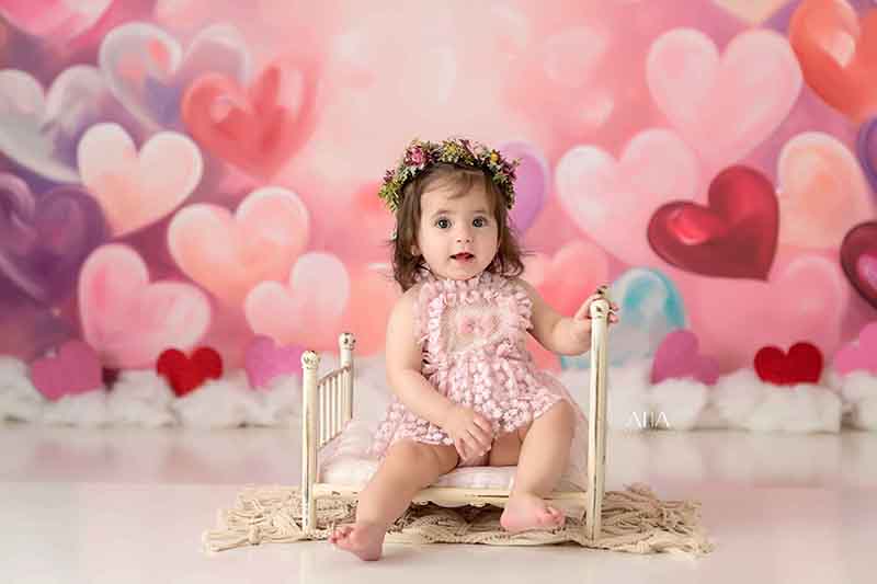 Hearts All Over - HSD Photography Backdrops