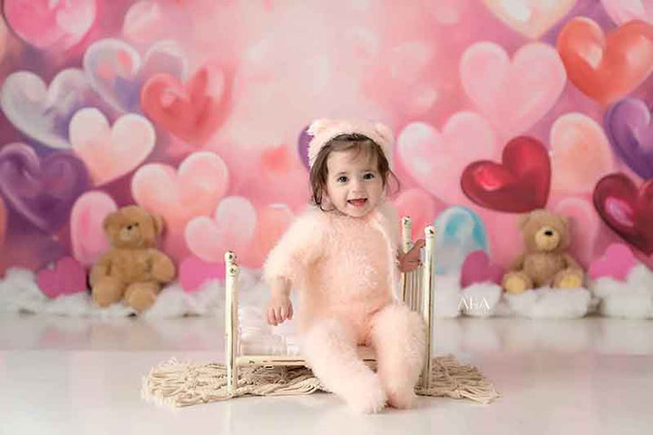 Hearts All Over - HSD Photography Backdrops