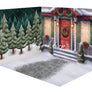 Christmas Gingerbread House Backdrop Room - CHS45982