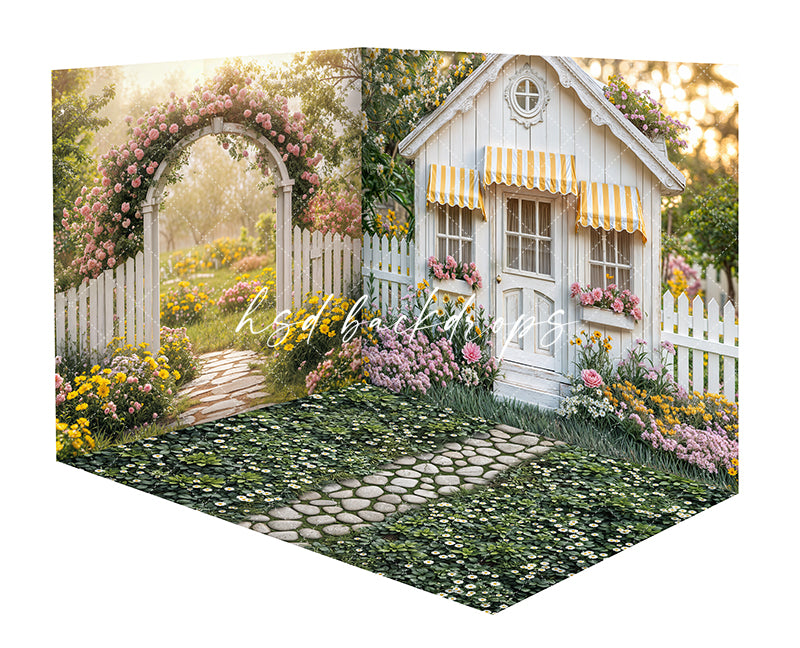 Quaint Spring Cottage Room - SPG44950 - HSD Photography Backdrops