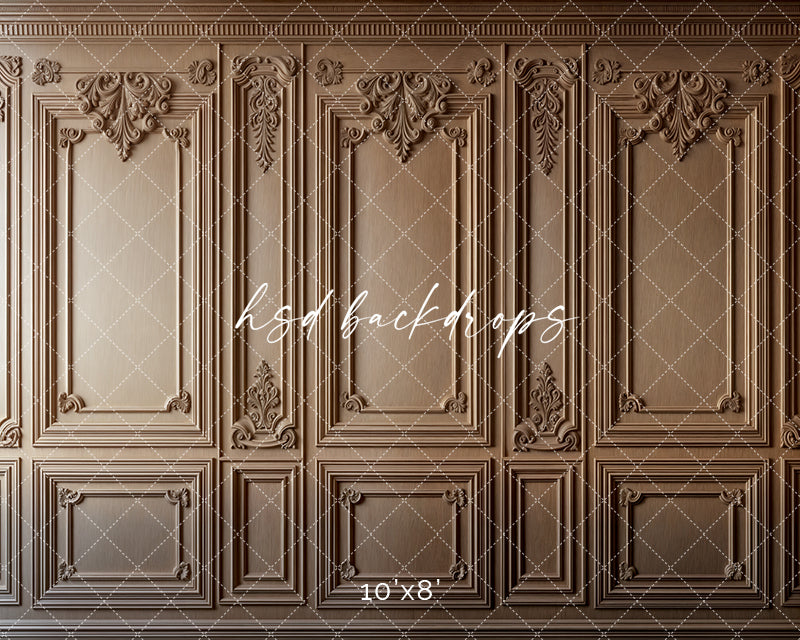 Light Brown Victorian Wall (sweep options) - HSD Photography Backdrops