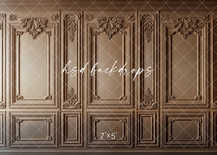 Light Brown Victorian Wall (sweep options) - HSD Photography Backdrops
