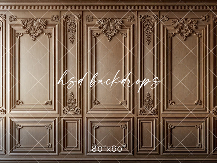 Light Brown Victorian Wall (sweep options) - HSD Photography Backdrops