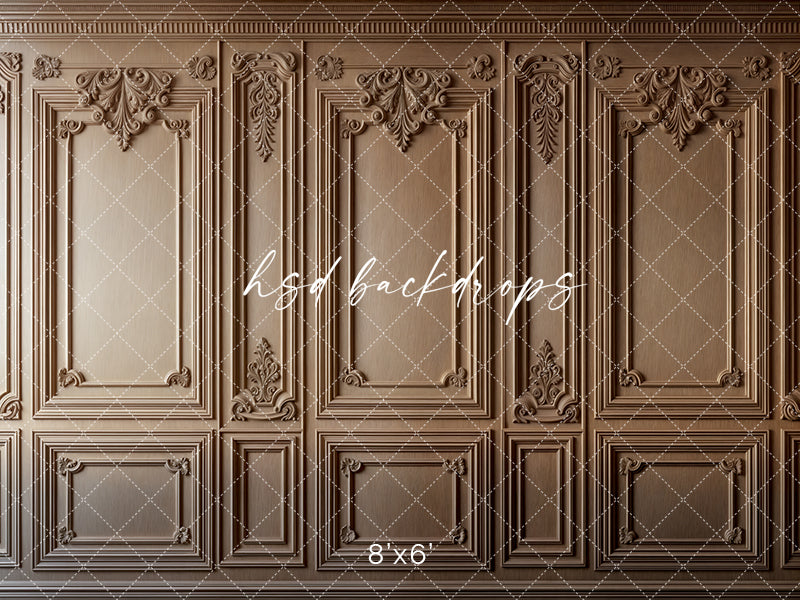 Light Brown Victorian Wall (sweep options) - HSD Photography Backdrops