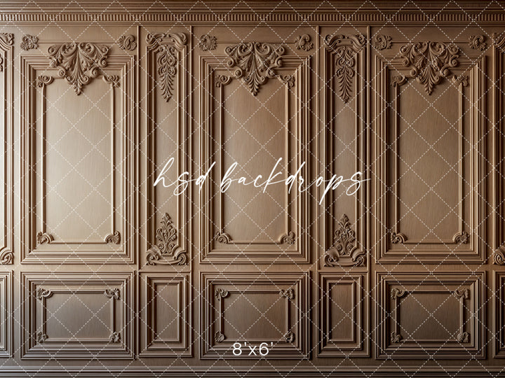 Light Brown Victorian Wall (sweep options) - HSD Photography Backdrops