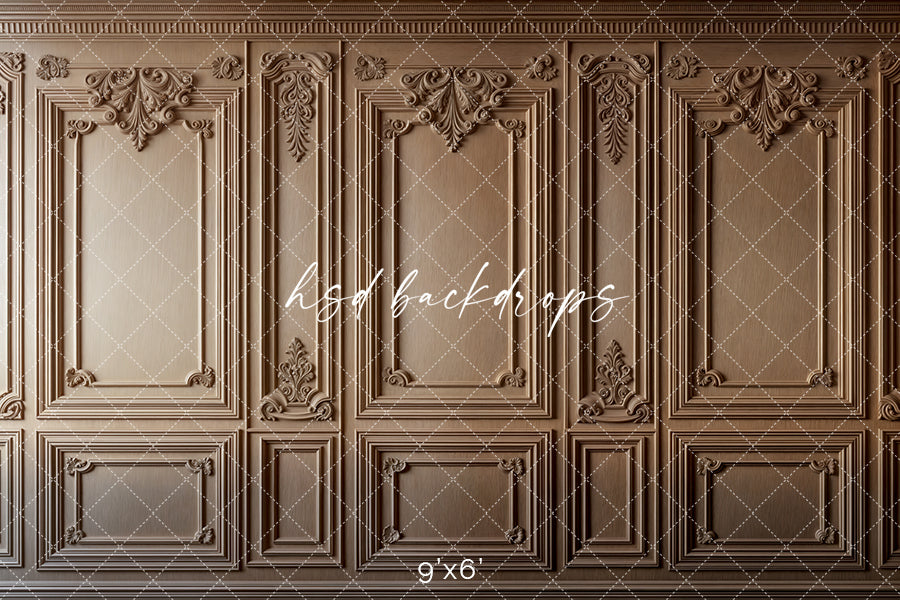Light Brown Victorian Wall (sweep options) - HSD Photography Backdrops