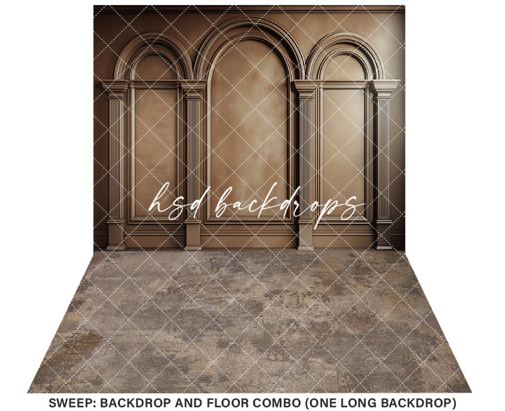 Arcade Arch Wall (sweep options) - HSD Photography Backdrops