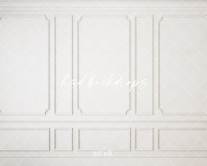 Elegant White Wall - HSD Photography Backdrops