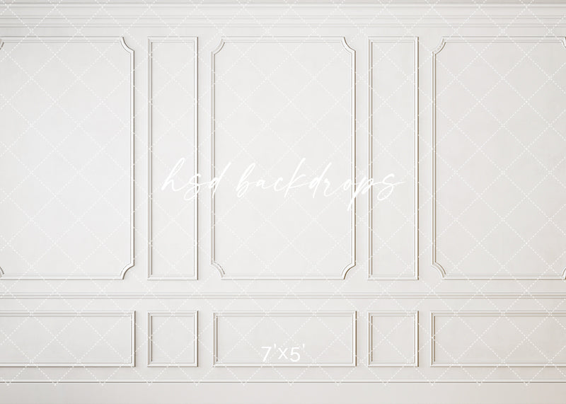 Elegant White Wall - HSD Photography Backdrops