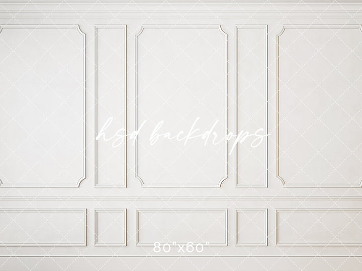 Elegant White Wall - HSD Photography Backdrops