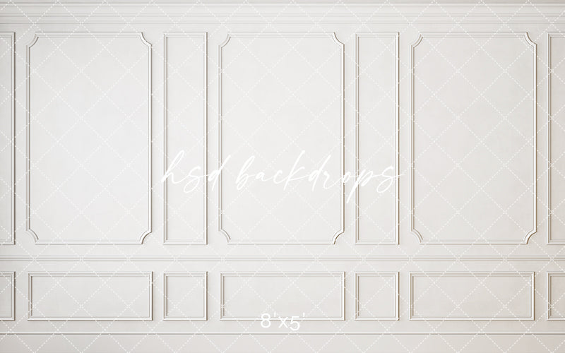 Elegant White Wall - HSD Photography Backdrops