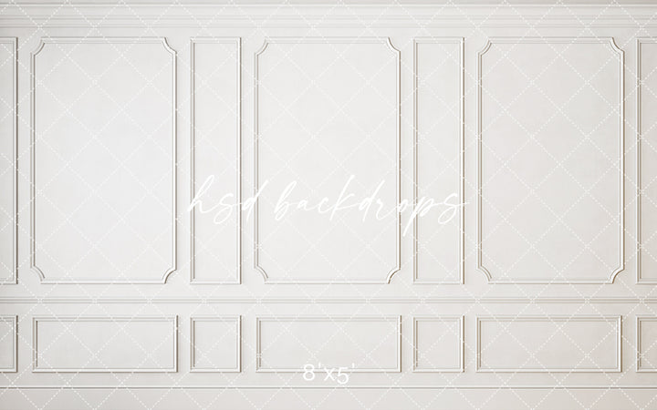 Elegant White Wall - HSD Photography Backdrops