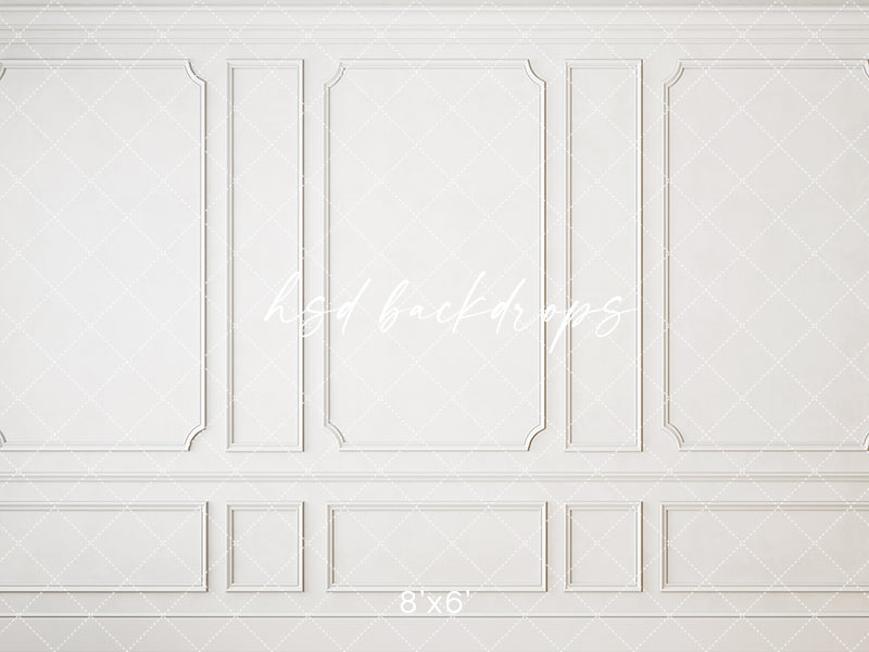 Elegant White Wall - HSD Photography Backdrops