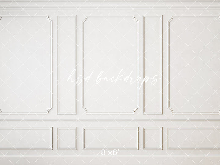Elegant White Wall - HSD Photography Backdrops