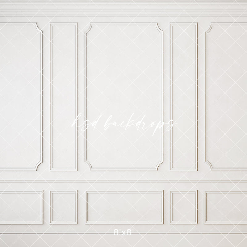Elegant White Wall - HSD Photography Backdrops