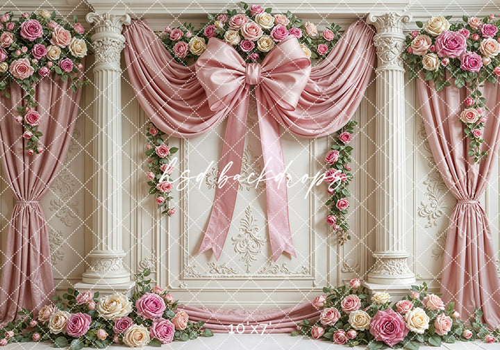 Perfectly Pink Regal Wall - HSD Photography Backdrops