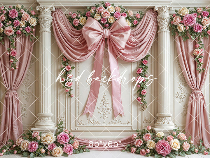 Perfectly Pink Regal Wall - HSD Photography Backdrops