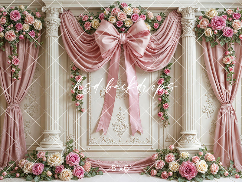 Perfectly Pink Regal Wall - HSD Photography Backdrops