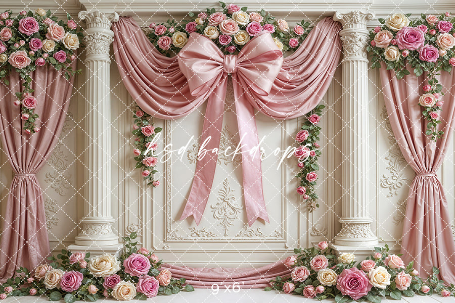 Perfectly Pink Regal Wall - HSD Photography Backdrops
