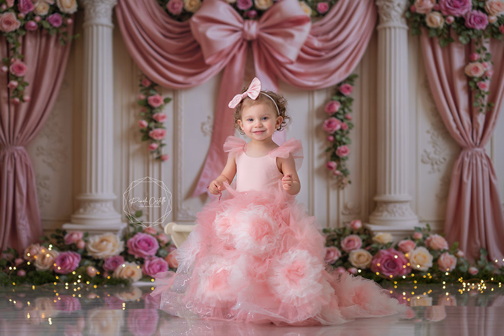 Perfectly Pink Regal Wall - HSD Photography Backdrops