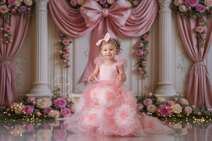 Perfectly Pink Regal Wall - HSD Photography Backdrops