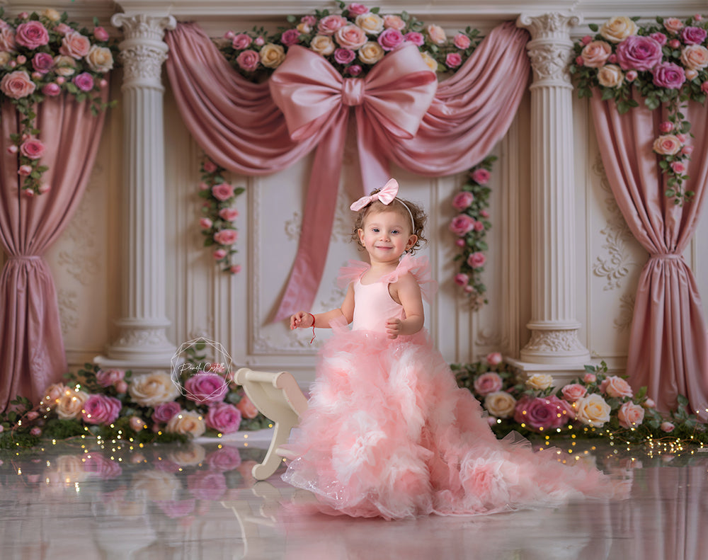 Perfectly Pink Regal Wall - HSD Photography Backdrops