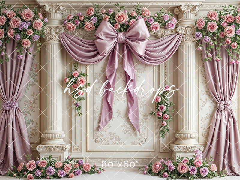 Purple & Pink Regal Wall - HSD Photography Backdrops
