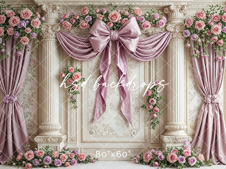 Purple & Pink Regal Wall - HSD Photography Backdrops