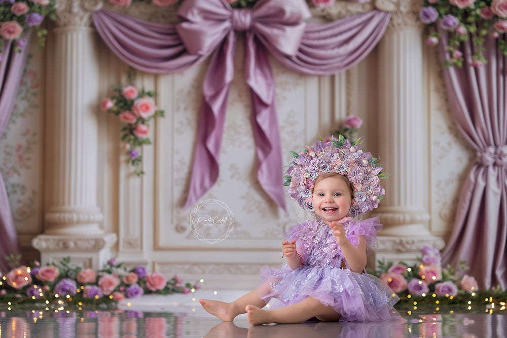 Purple & Pink Regal Wall - HSD Photography Backdrops