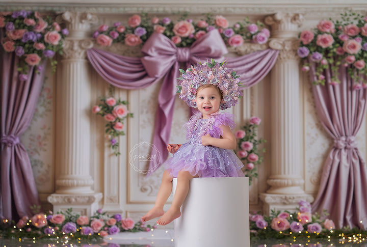 Purple & Pink Regal Wall - HSD Photography Backdrops