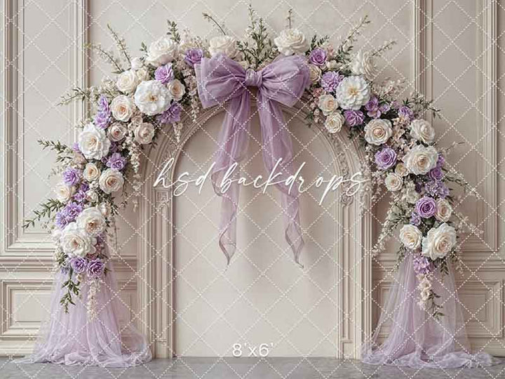 Coquette Wall - Purple - HSD Photography Backdrops