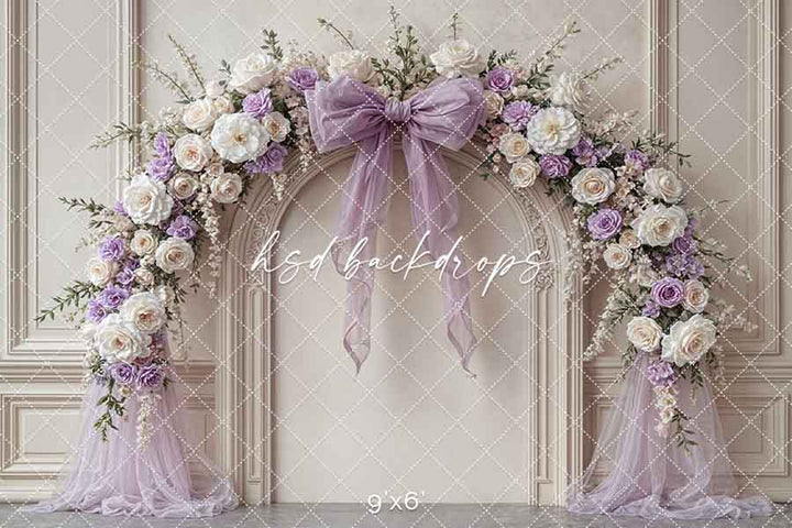 Coquette Wall - Purple - HSD Photography Backdrops