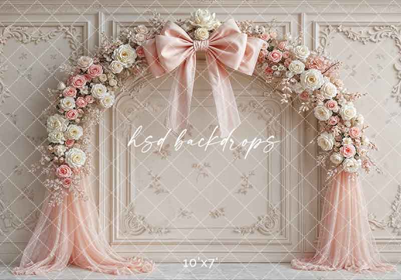 Coquette Wall - Pretty Pink - HSD Photography Backdrops