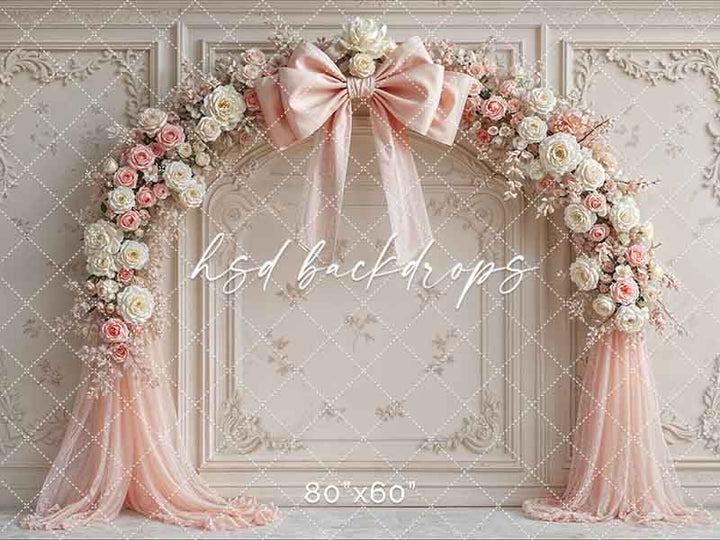 Coquette Wall - Pretty Pink - HSD Photography Backdrops