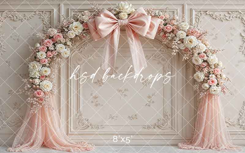 Coquette Wall - Pretty Pink - HSD Photography Backdrops